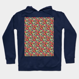 Flamingo Pink Pattern Hoodie